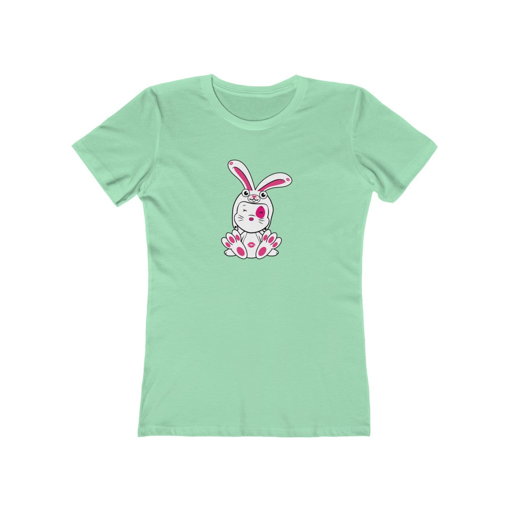 Mumbles In A Bunnysuit Women's The Boyfriend Tee