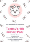 Poochie Diva “Diamond” Birthday Invitation | Kids Party Invite | Dog Stationery | Dog Birthday Invite | Digital Download Invite | Dog Lover