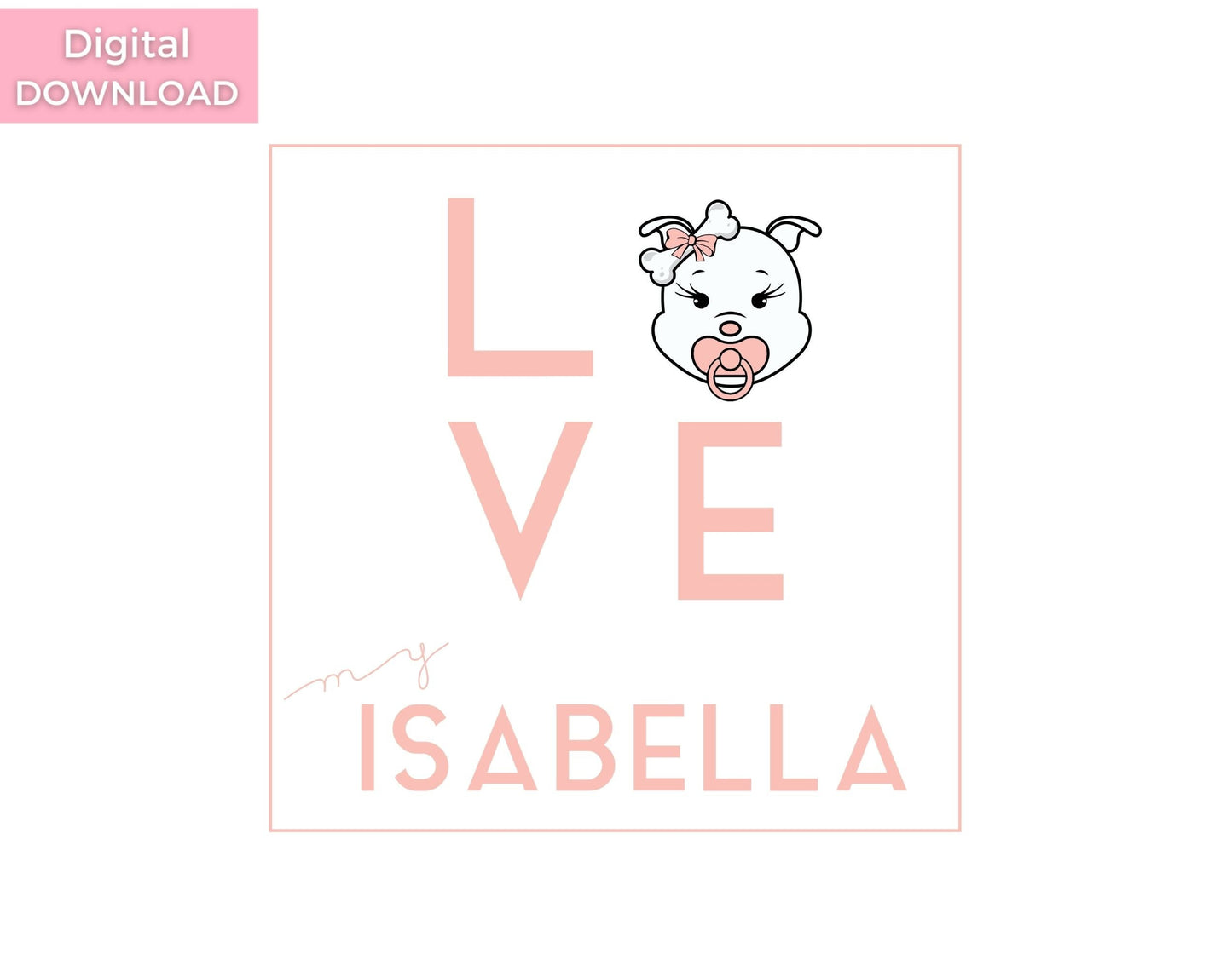 Your “Baby Diva” Custom Wall Art Print | Wall Art Pet Print | Dog Wall Art | Fur Baby Art | Dog Lover Gift | Digital Download