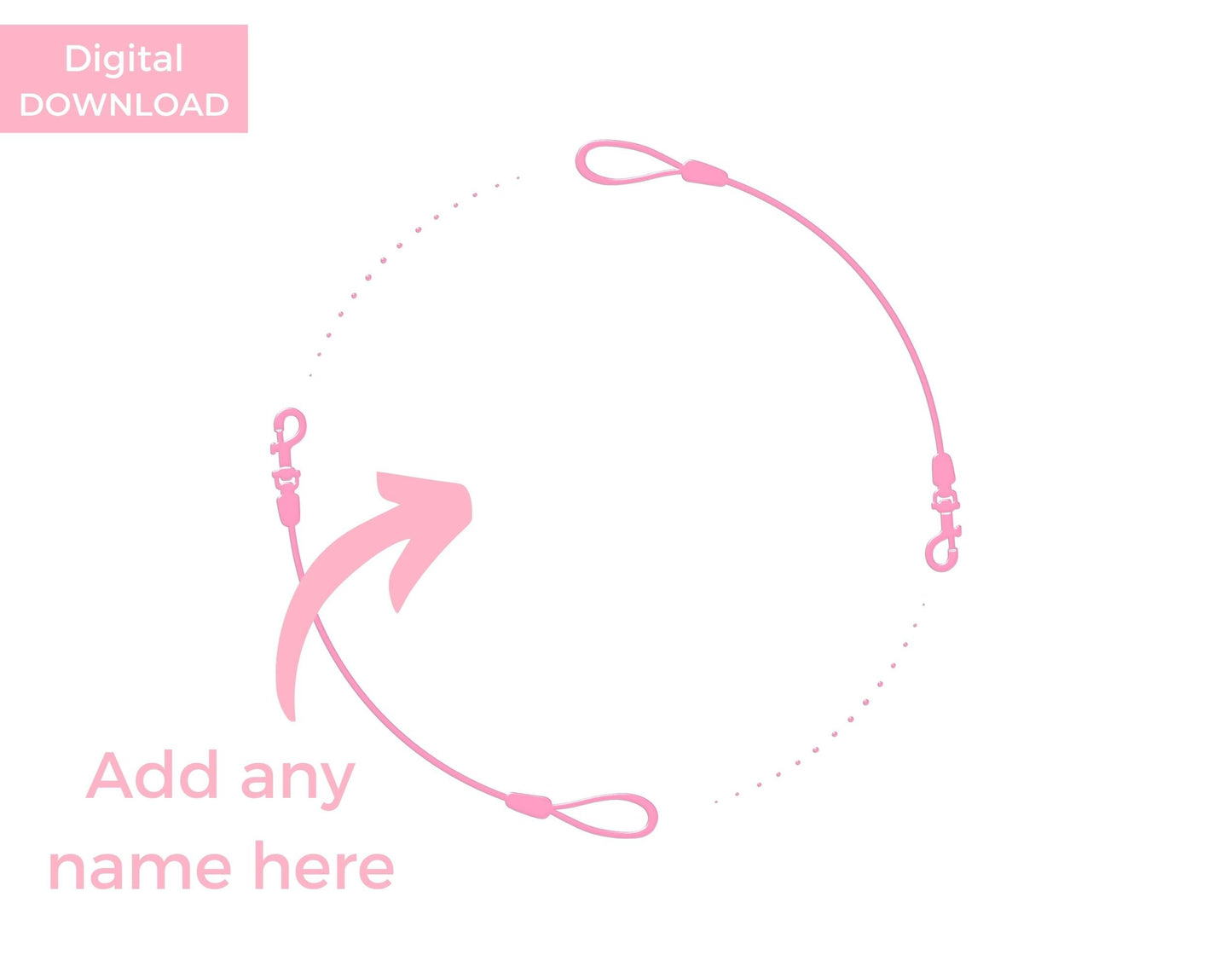 Poochie Diva's Custom Dog Leash Wall Art Print | Wall Art Pet Print | Dog Wall Art | Dog Leash Art | Dog Lover Gift | Digital Download